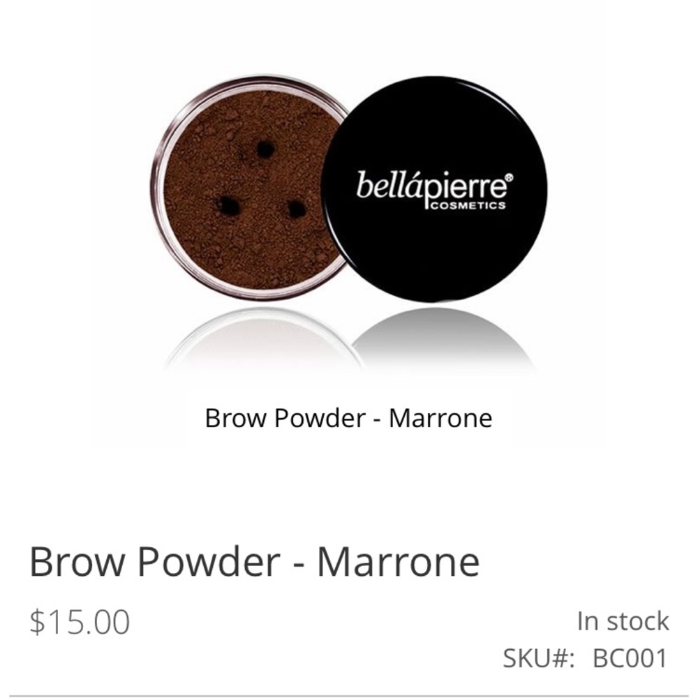 BelláPierre brow powder & brush